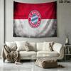 FC Bayern Munich Logo Wall Tapestry Aesthetic Wall Hanging Printed Fabric Blanket Decorative Tapestries for Bedroom Living Room Home Decor