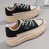 Small White Shoes Female 2025 Spring New Students Casual Street Shoes Female Thick Bottom Heightening Plate Shoes