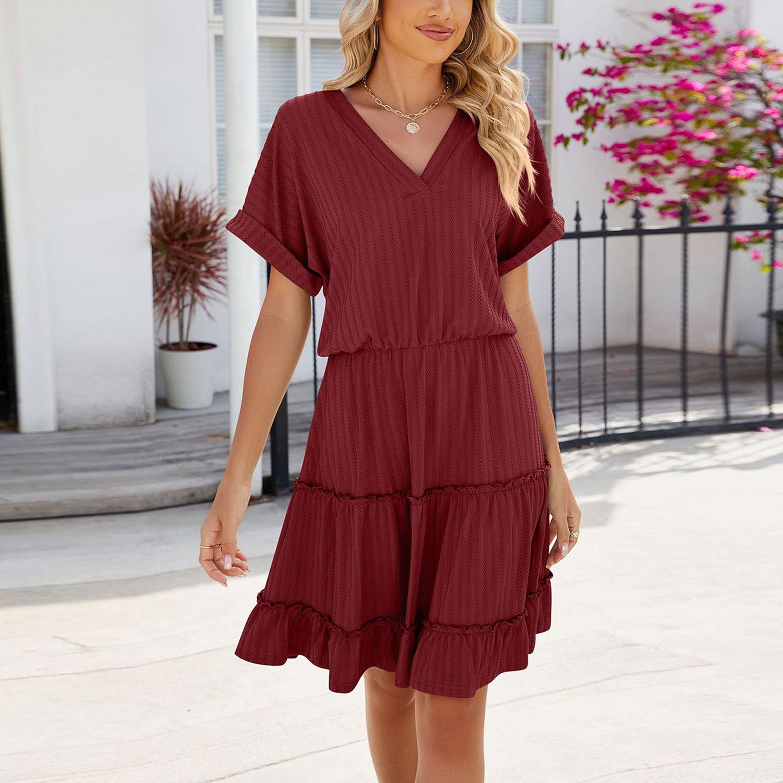 

Женское платье принцессы, сексуальное плиссированное платье с v-образным вырезом на талии и короткими рукавами, карнавальное платье Марди Гра XL винный