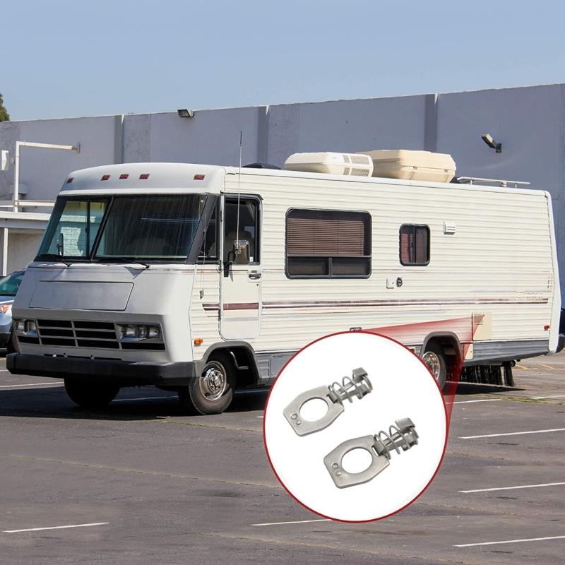 Water Heater Cam Lock Metal Water Heater Door Latch RV Camper Hot Water Heater Cover Door Latch Fastener 2-Piece/set