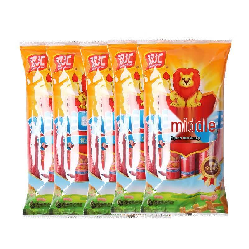 Shuanghui Wangzhongwang Ham Sausage, 30g x 8 Sticks x 5 Bags