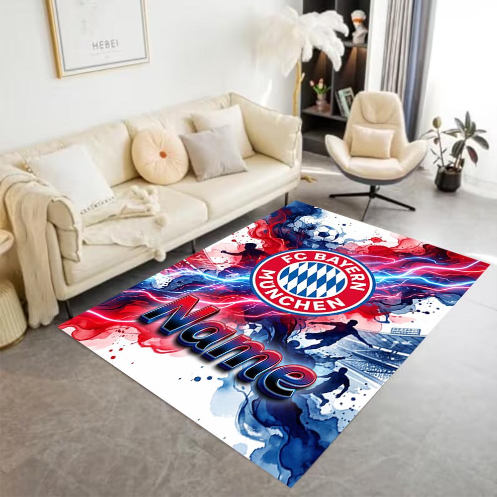 Bayern Munich Fan Artwork Floor Mat Perfect for Game Room Dining Room Outdoor Living Rooms Antislip Carpet Office Home Decor Gift for Festivals