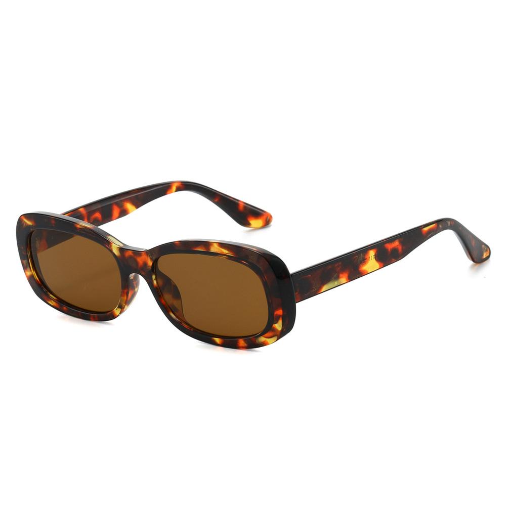 New square fashion sunglasses, European and American simple and versatile rectangular sunglasses sunglasses women