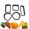 1pcs Perforated Plastic Tart Ring Circle DIY French Fruit Mousse Cake Dessert Molds Cutter For Kitchen Pastry Decorating Tool