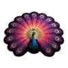 Peacock Floor Mat 3D Realistic Pattern Bathroom Mat Quick Dry Floor
