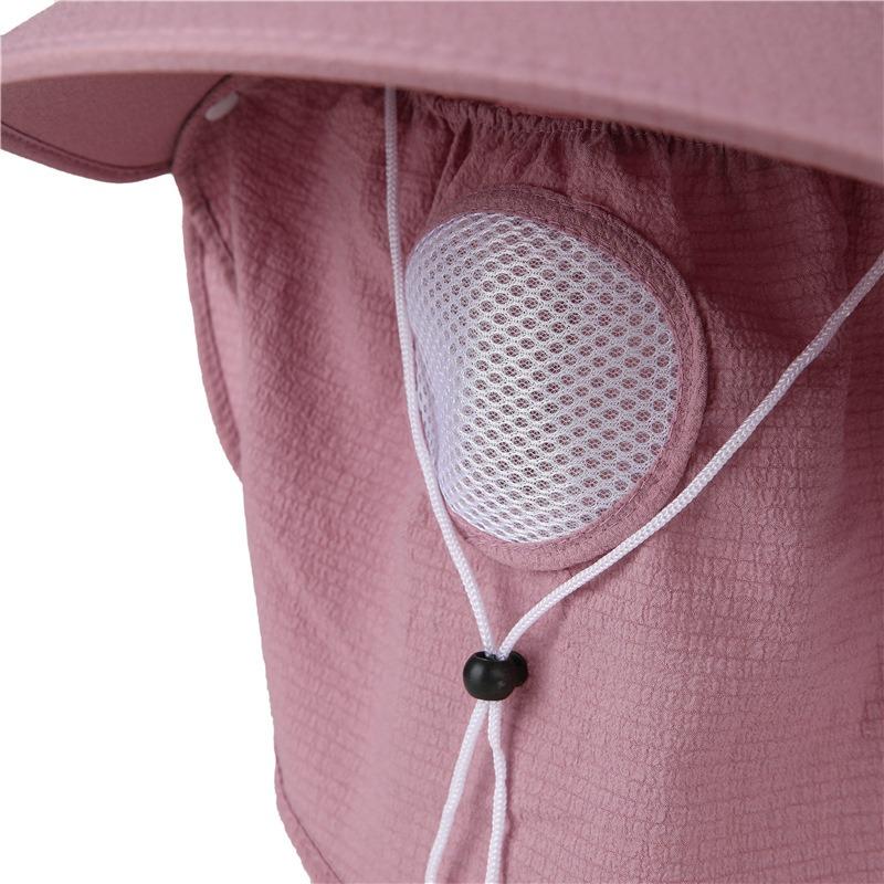 Hat Female Summer Big Brim Shade Outdoor Sunscreen Mask Face Cover Cycling Cold Hat Breathable Tea Picking Hat Working Hat