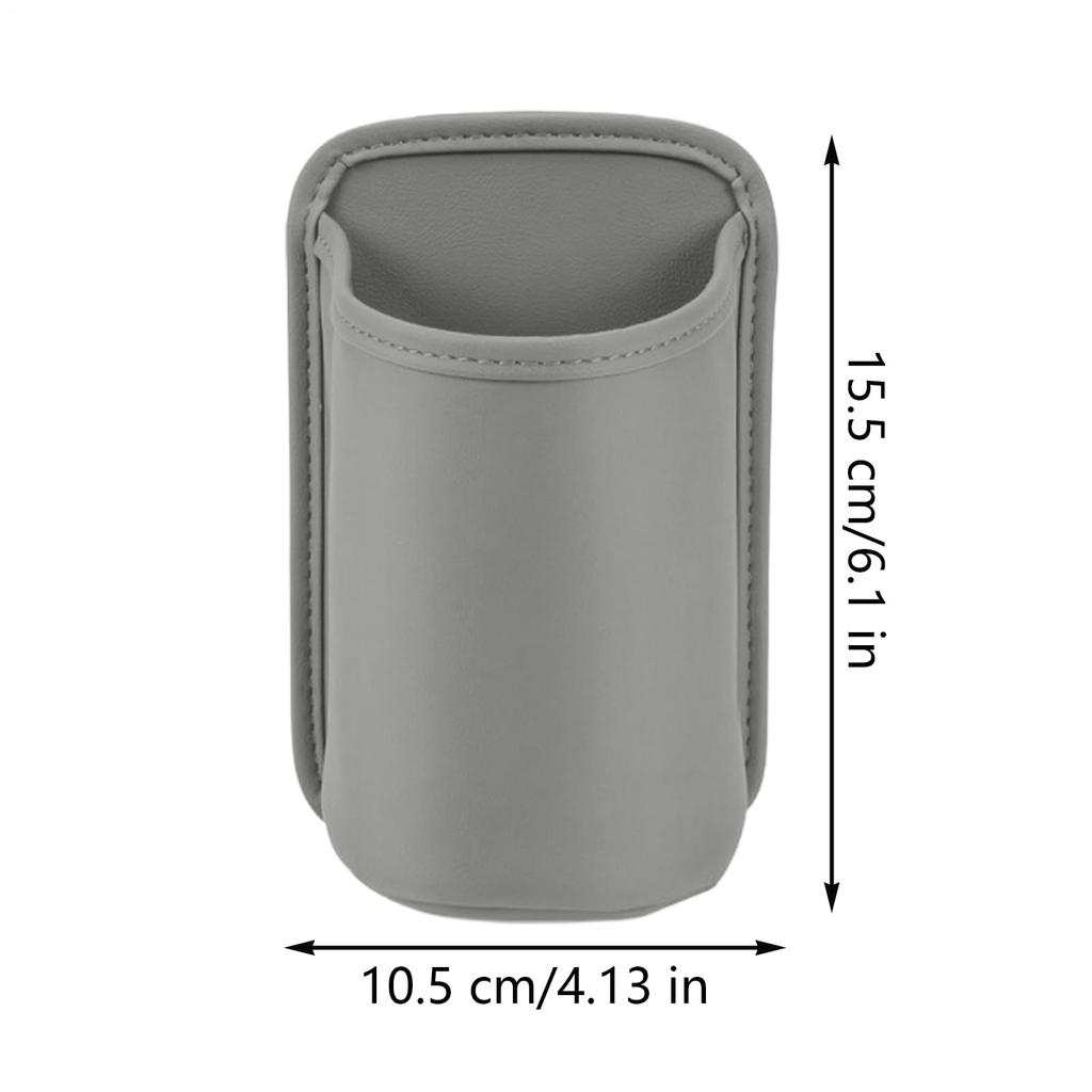 Huxibai Car Drink Holder | PU Material Rear Seat Cup Holder, Multifunctional Car Organizer, Car Accessories for RV Truck