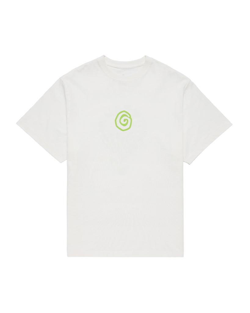 OSTRYA 26Ss Botanic Swirl Tee Cloud White