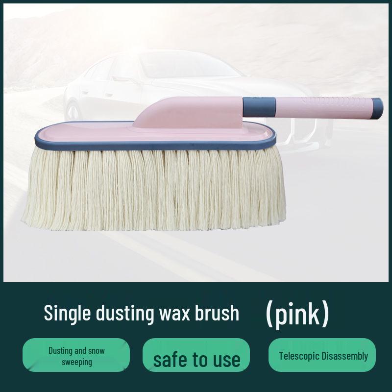 

Car Cleaning Duster & Snow Removal Brush with Wax Mop