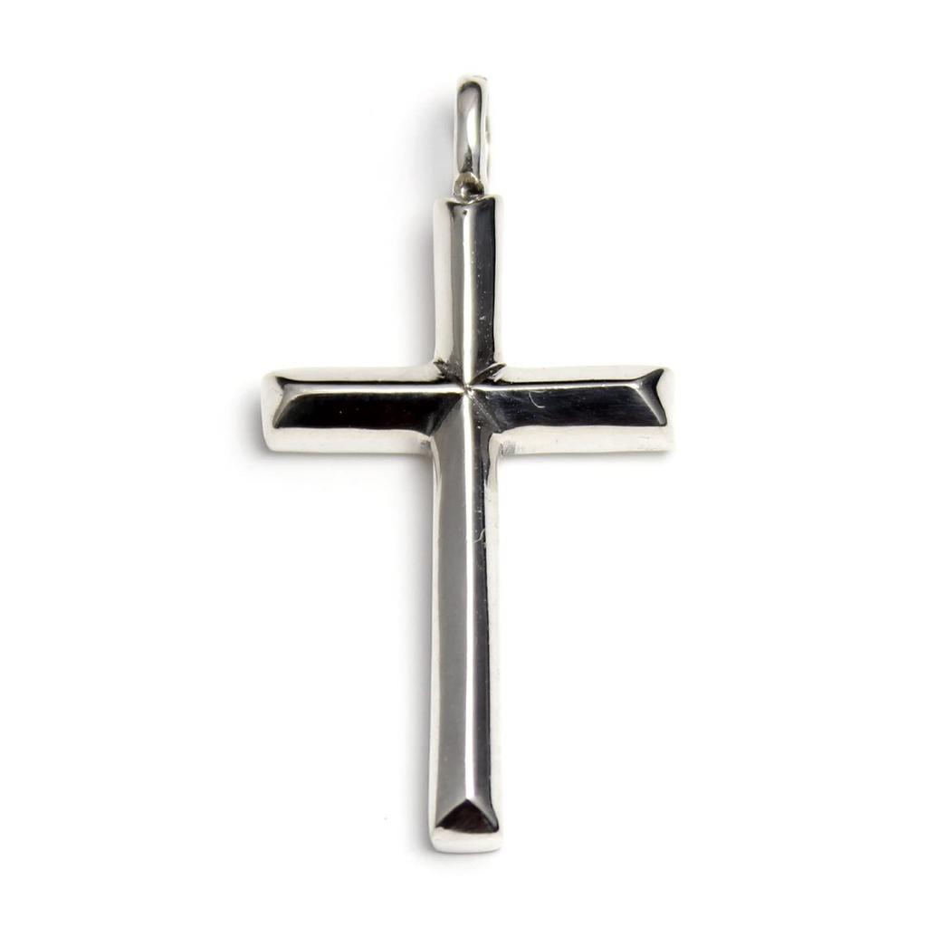 [World Accessories Carmelo] Christ Cross Silver 925 Christian Pendant Top
