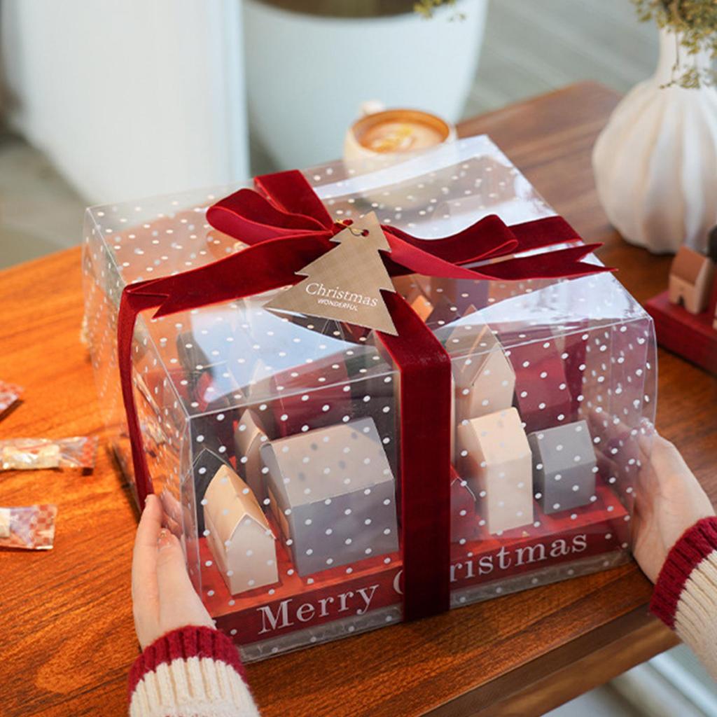 Christmas Advent Calendar Boxes Gift 25Pcs Candy Box Xmas Small Gifts Wrapping Supplies Advent Countdown Christmas Home Decor