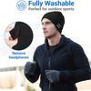Bluetooth 5.2 Wireless Headset Knitted Hat Winter Warm Music Hat Bluetooth Hat Music Hat
