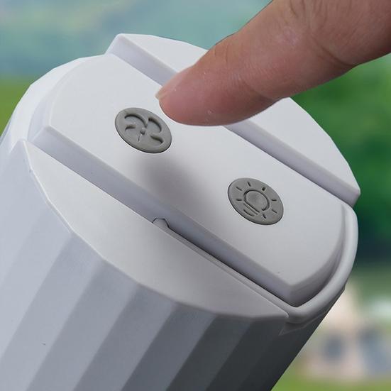 Venkovní kempingový ventilátor světlo přenosné lehké USB dobíjecí super jasné multifunkční závěsné stanové světlo turistika nouzová lucerna