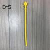 Reusable Silicone Straws with Star Cap Bite-resistant Drinking Tubes for Hot Cold Drinks BPA-Free Flexible Long Straw