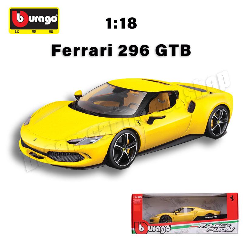 1:18 Bburago Ferrari Series Alloy Car Collectible Model New Style Ferrari SF90 XX Stradale Die-cast Miniature Cars Model Toys