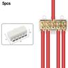 Brass T Shaped Splitter Quick Connector 80A 1000V for Electrical Power Management Terminal Block for Multiple Devices