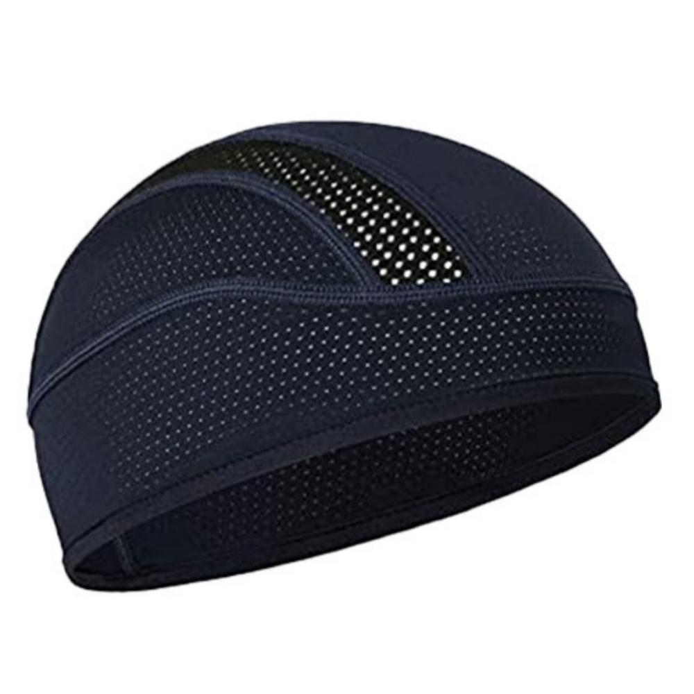 Summer Under Helmet Liner Bicycle Hat Mesh Skull Beanie Cap Headdress Headscarf Hiking Baseball Riding Beanie Men Women Hats