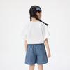 Girls' Sweet Plaid Shorts Two-Piece Set