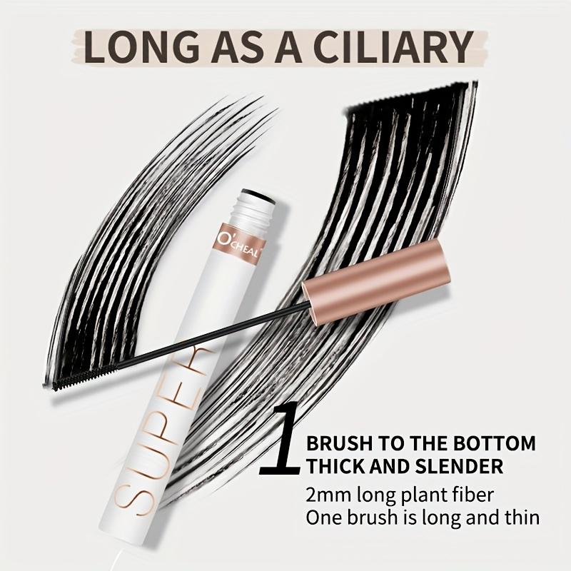 Super Long-Lasting Curl Mascara, Waterproof & Sweatproof,  Protects Fragile Lashes, Lasts Up To 12 Hours Without Smudging,  Instantly Enhances Eyes