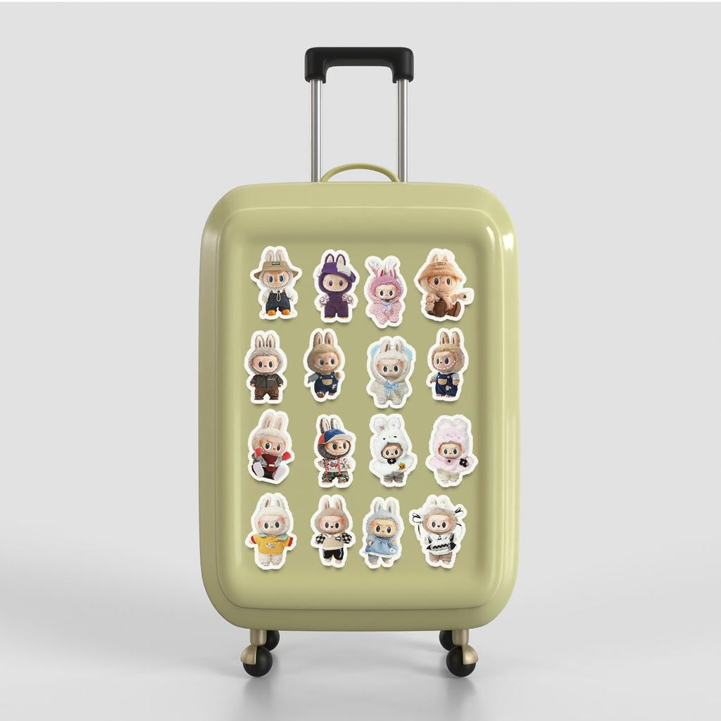 50 Cute Style Labubble Graffiti Stickers Suitcase Waterproof Decorative Stickers Pvc Stickers