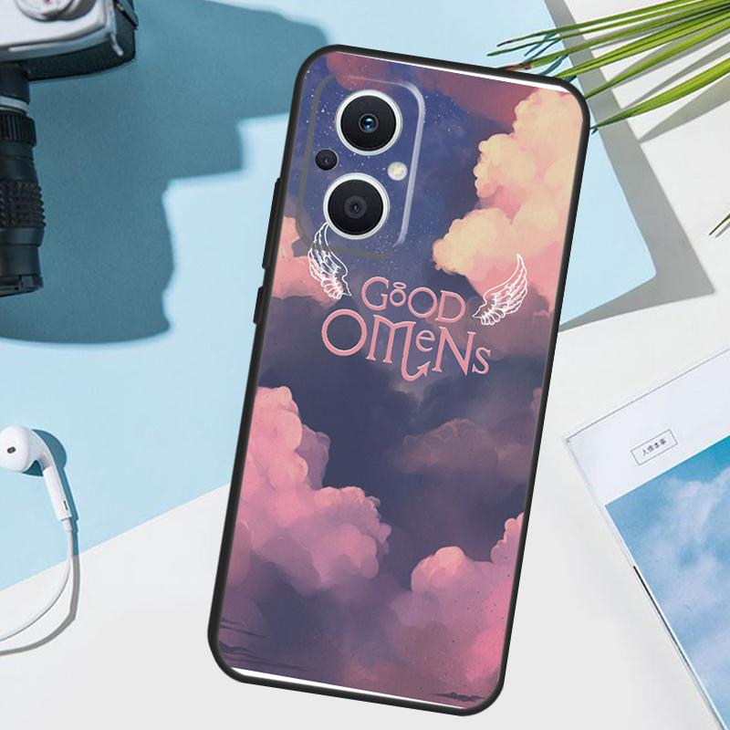 Good Omens Case For OPPO Reno 13 13F 12 11 F 8T 7 8 10 Pro OPPO Find X8 X6 Pro X3 X5 Lite Cover Funda
