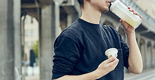 KINTO To Go Bottle 360ml White with Straw, Lightweight, Dishwasher Safe, Double-Walled, 20061