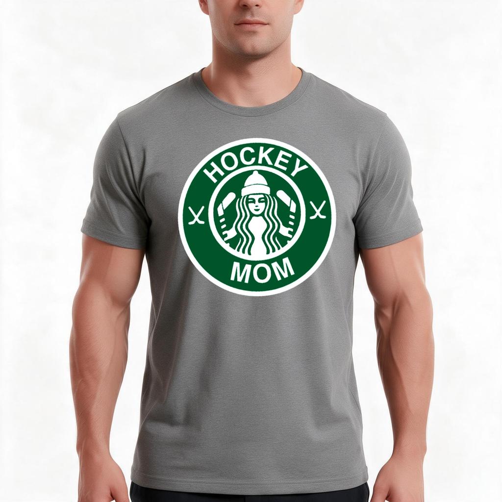 Hockey Mom Tshirt Summer Casual Cotton Tee Oversized Streetwear Tops Vintage Graphic Print Loose Fit Short Sleeve