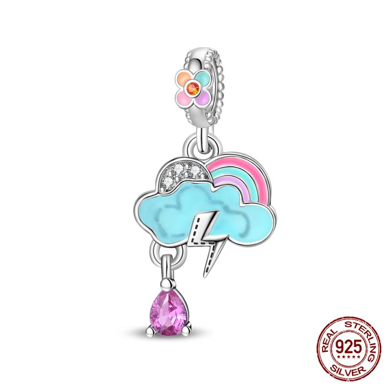 New 100% Copper One-Eyed Monster Puppy Charms Beads Fit Pandora Style Bracelet Diy Jewelry Making Women Gift