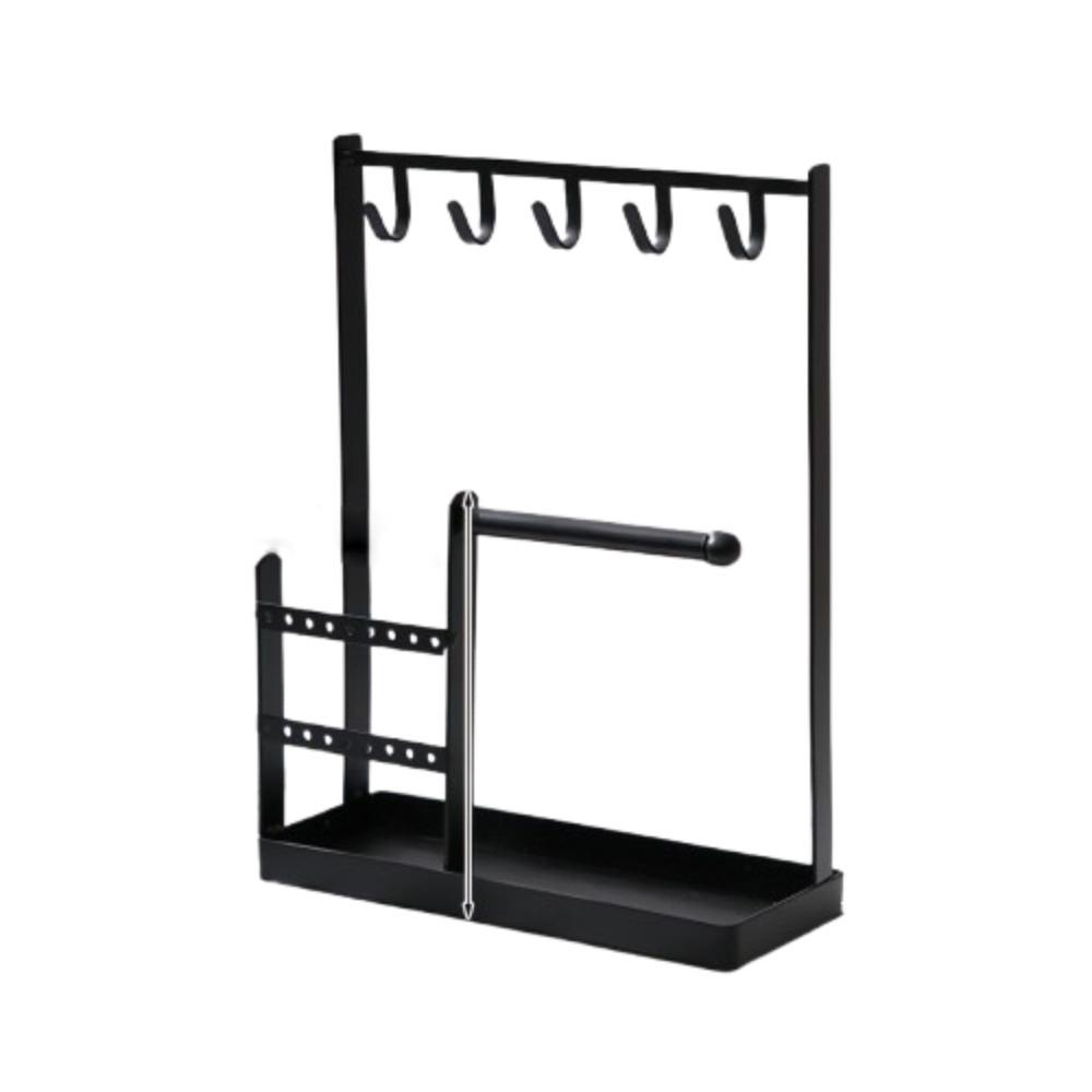 Multifunctional Jewelry Display Rack Metal Necklace Storage Rack Earrings Display Stand  Ring