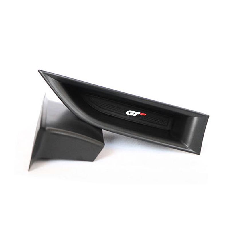 For Peugeot 3008 GT 5008 2017 2018 2019 Car Front Door Handle Storage Box Case Take in Box Holder Tray Organizer Box Accessories