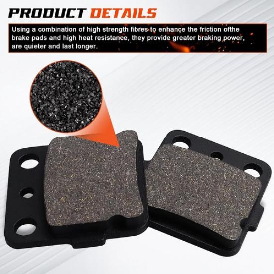 400ex Brake Pads for TRX400X 2009-2014/TRX400EX Sportrax 400 2001-2008/3 SET