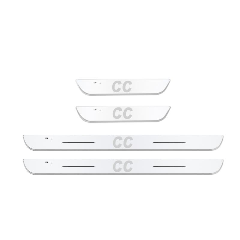 

2026 Hot For VW VOLKSWAGEN Car Scuff Plate LED Welcome Pedal Door Sill Light for VW Volkswagen Passat Tiguan Golf Bora Jetta Sha