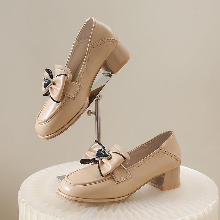 

Spring and Summer Women s Casual Shoes, Elegant and Comfortable Leather Shoes 35 абрикосовий