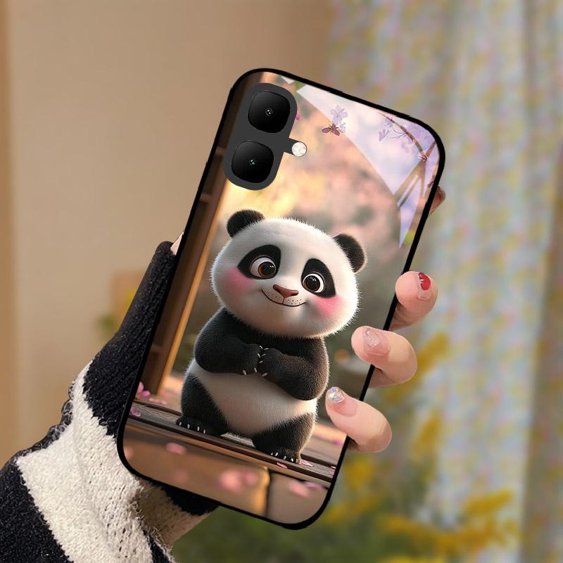 Etui na tył do Infinix Smart 10 X6725 Etui ze szkła hartowanego na telefon Tecno Pop 10 Smart10 Pop10 Modna ochronna obudowa