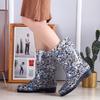 Water shoes fashion flower cloth rain shoes women's medium tube rain boots adult water boots work non-slip waterproof glue shoe cover shoes