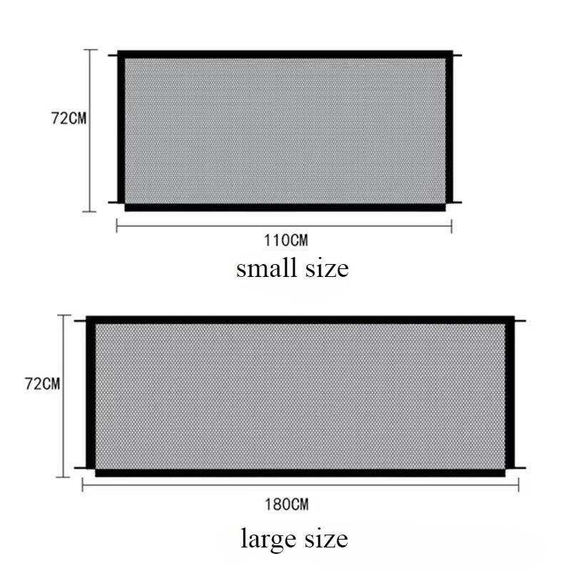 Dětský plot, Skládací drátěný plot, Izolační plot pro domácí mazlíčky, Balkónové dveře, Izolační síť pro děti