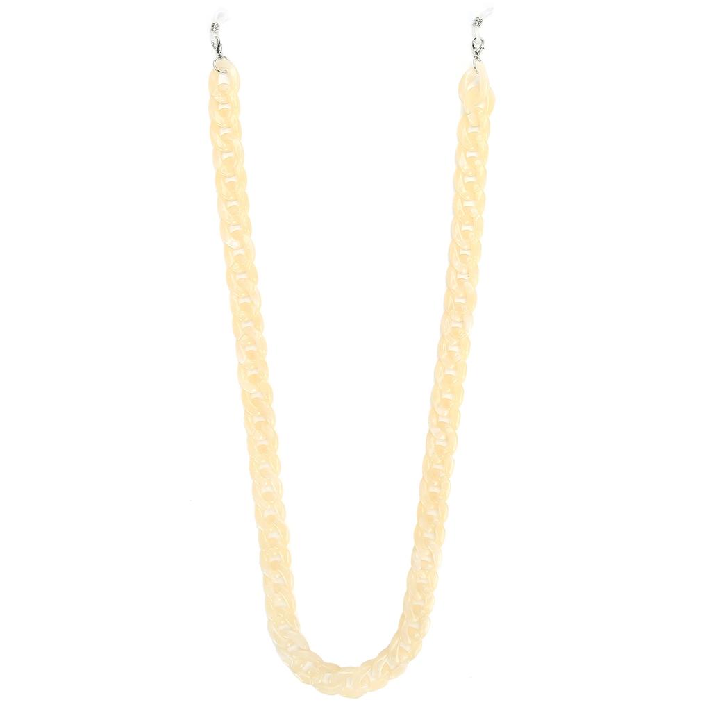 AntiLost MouthMuffle Chain Lanyard Sunglasses Eyeglasses Reading Glasses Holder Chain(Beige )