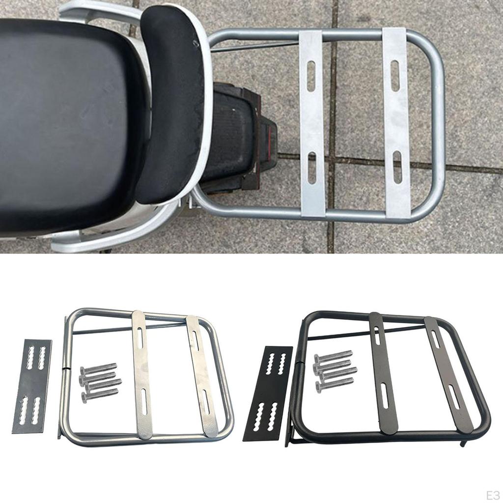 E-Bike Gepäckträger hinten Montagehalterung Ersatz Einfach zu installieren Verlängerung Verlängert