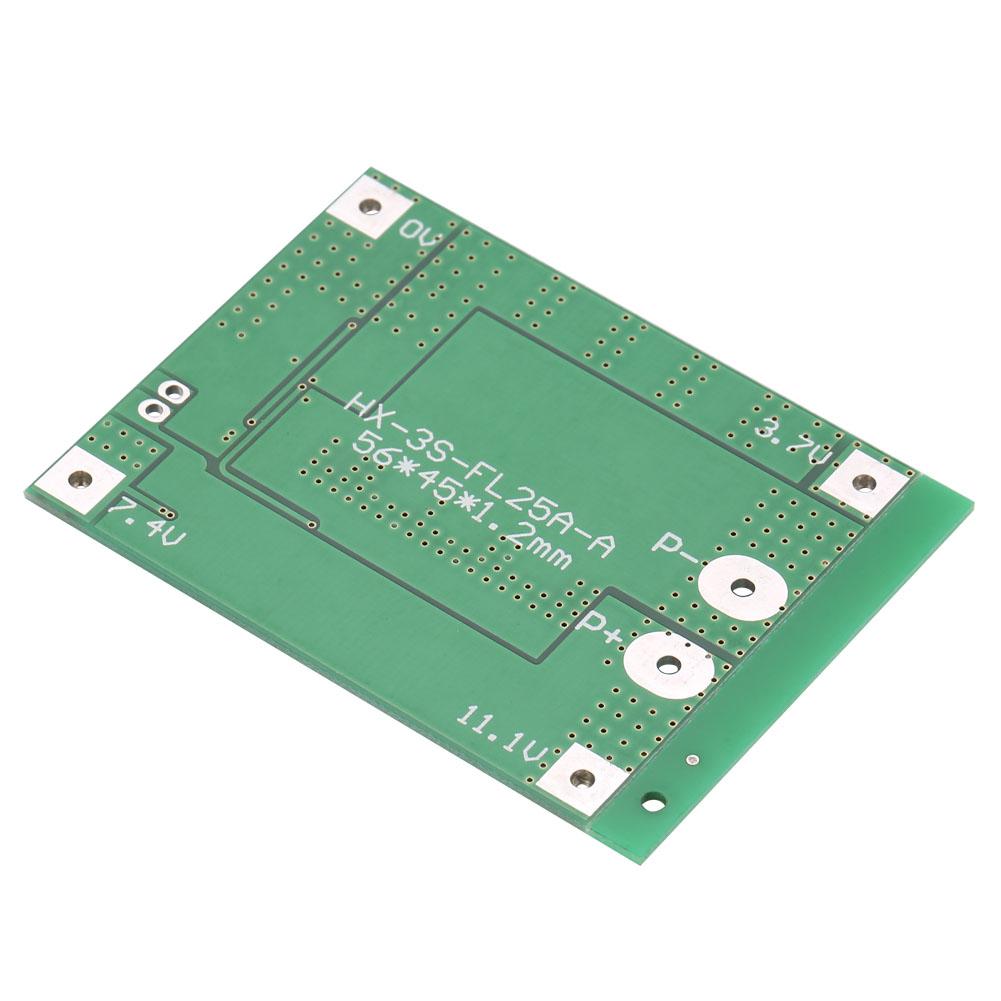 3Series 12V 15A Li Ion Battery 18650 Charger BMS Protection Board (with Balance)