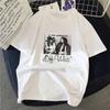 Hirsionsan Punk Short Sleeve Women T Shirt 2020 New Summer Gothic Graphic Tees Streetwear Soft Letter Printed Ladies Cool Tops