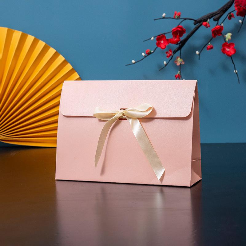Folding Flip-top Gift Box for Underwear, Stockings, and Silk Scarves