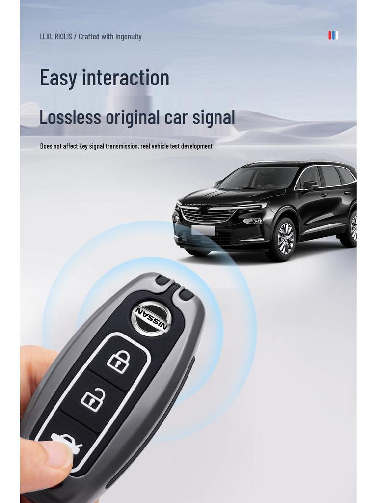 Key Cover for 14th Gen Dongfeng Nissan Sylphy, Qashqai, Teana, X-Trail, Tiida, Bluebird, and Murano