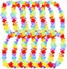 Flower Wreath Necklace Full Bloom Flowers In Bright Colors Party Leis Flower Hawaii Party Leis