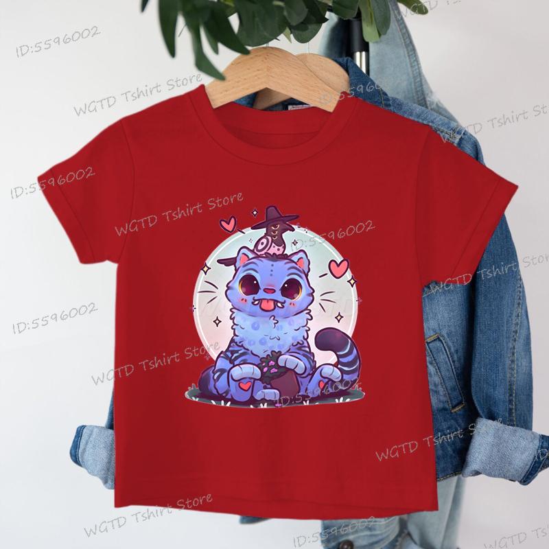 Cotton Kids T-shirt K-Pop Demon Hunters Tiger Shirt Fans Gift Toddler Girl Boy KPop Demon Hunters Tiger Short Sleeve Tshirt 2025