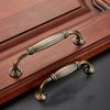 Drawer Pulls Zinc Alloy Dressers Knob Cupboard Handle Vintage Furniture Handle Simple Bedside Cabinet pull Enduring