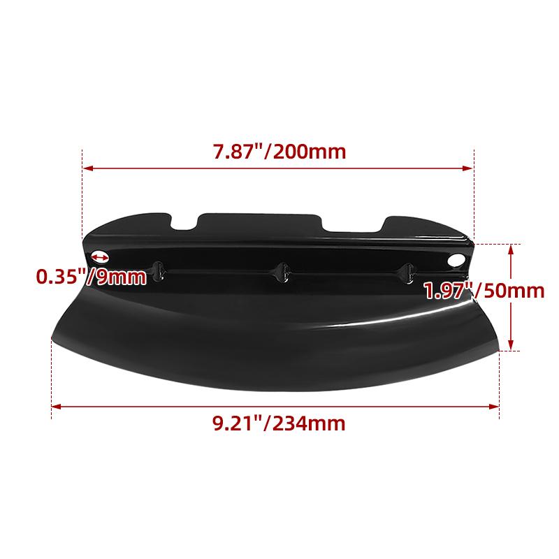 Motorcycle Front Fork Lower Triple Tree Steel Wind Deflector For Harley Touring Electra Street Glide FLH/T FLHX 2014-2025 Models