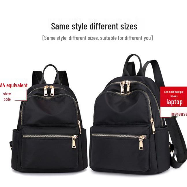 Women's Fashionable Oxford Cloth Backpack - Large Capacity, Compact Design, Ideal for Students and Travel