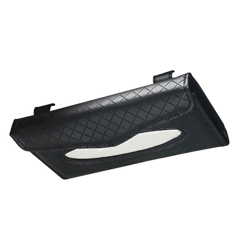 Car Visor Tissue Holder, Sun Visor Napkin Holder Backseat Tissue Case, Premium Car Tissue Box For Car, Car Tissue Holder чёрный