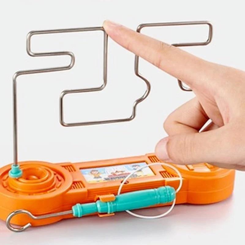 Kids Collison Electric Shock Toy Education Electric Touch Maze Game Party Funny Game Science Experiment Toys For Children Gift