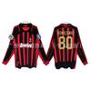AC Milan retro jersey 0607 season Kaka Maldini Ronaldini Ronaldinho Pirlo collector's edition football jersey